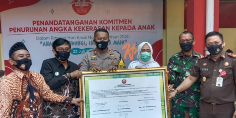 Hari Anak Nasional Tahun 2020, Forpimda Bojonegoro Tanda ...